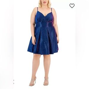 Electric Blue Homecoming Dress